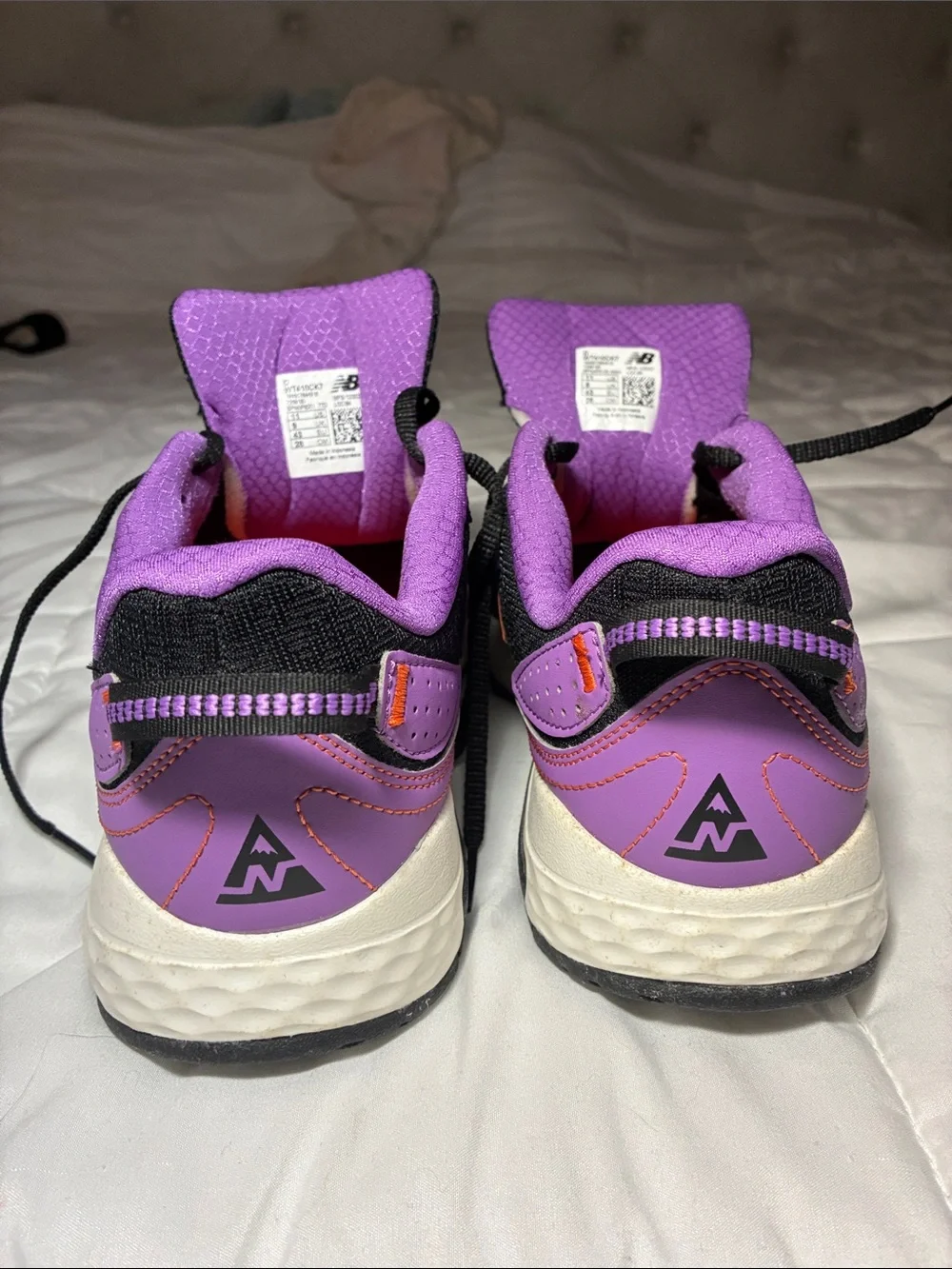 New Balance Women's 410V7 Trail Running Shoes Black/Purple size 11